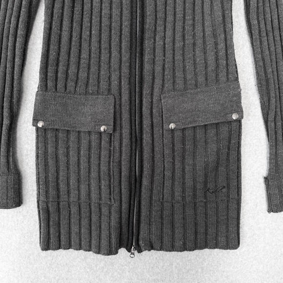 Kuhl Womens Full Zip Eva Cardigan Hooded Sweater Merino Wool Blend Small READ - Picture 4 of 16